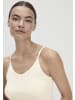 Hessnatur Spaghetti-Top V-Neck Fitted 2er-Set in natur