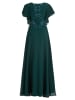 Vera Mont Abendkleid mit Stickerei in Dark Green/Green