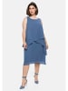 sheego Cocktailkleid in rauchblau