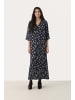 PART TWO Kleid BeritPW Gerade Passform in Navy Foil Print