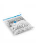relaxdays 20 x Vakuumbeutel in Transparent/ Blau - 80x60