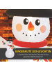 Outsunny Aufblasbar Weihnachtsdeko in Weiß 120L x 80B x 180H cm