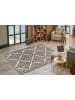 Kayoom Wohnzimmer Teppich – Kurzflorteppich Davis 125 in grau - rechteckig