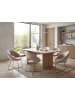 FineBuy Esszimmerstuhl in Beige / Samt / 60x57x83