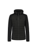 Icepeak Steppjacke Arzberg mit Kapuze in Schwarz