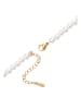 faina Women Pendant Necklace in Rose Gold White