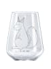 Mr. & Mrs. Panda Weinglas Einhorn Glauben ohne Spruch in Transparent