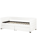 Beliani Einzelbett MARRAY in Weiß - (W) 98 x (H) 71 x (L) 214 cm