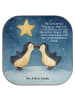 Mr. & Mrs. Panda Untersetzer für Gläser Pinguin Liebe Design mit... in Weiß