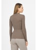 TOOCHE Langarmshirt "Star Elegance" in braun