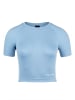 Gorilla Wear Nahtloses Crop-Top - Selah - Blue clair