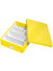 Leitz Organisationsbox Click & Store Wow Mittel Graukarton gelb