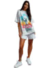 Reichstadt Reichstadt Oversized T-Shirt Damen  24RSW057 Tropical Vibes S