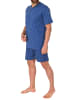 NORMANN Shorty Pyjama Schlafanzug kurzarm - 21948 in marine