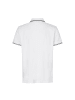 IDENTITY Polo Shirt stretch in Weiss