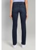 Tom Tailor Straight Bleached Jeans Regular Fit Denim Hose aus Baumwolle ALEXA in Dunkelblau