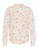 SAINT TROPEZ Langarm - Hemd PonyoSZ Gerade Passform in Ice Red Mon Amour