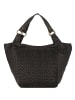 Greenland Nature Femi & Nine Schultertasche Leder 38 cm black