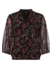 More & More Langarmshirt in schwarz pink