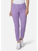GOLDNER Schmale Stretchhose BELLA in veilchen