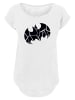 F4NT4STIC Long Cut T-Shirt DC Comics Batman Logo' in weiß