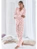 s.Oliver Pyjama in ecru-geblümt