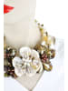 collezione alessandro Kurze Kette " Blumenstrauß " in beige