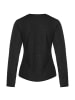 Nike Performance Longsleeve W NK DF IC ONE LX LS TOP CEAOP in schwarz / weiß