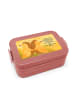 Mr. & Mrs. Panda Lunchbox Igel händchenhaltend Design mit Spruch in Rot Pastell