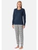 Schiesser Schlafanzug Casual Essentials in Deep blue