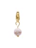 Steel_Art Charm Damen mit Perle Helmi goldfarben in goldfarben