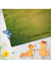 Mr. & Mrs. Panda Badehandtuch Waldtiere Picknick Design ohne Spruch in Gelb Pastell