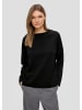 s.Oliver Sweatshirt langarm in Schwarz