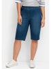 sheego Schmale Jeans-Bermudas in blue Denim