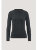 Hessnatur Strick Pullover in schwarz