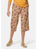 GOLDNER Kurzgröße:  Attraktive Druckhose Louisa mit weichem Fall in bunt / geblümt