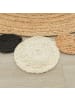 KADIMA DESIGN Jute Teppich Boho wendbar in Creme