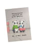 Mr. & Mrs. Panda Postkarte Pandas Freizeitpark besuchen Design m... in Weiß