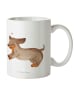 Mr. & Mrs. Panda Teetasse Hund Dackel ohne Spruch in Weiß
