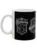 United Labels Harry Potter Tasse - 4 Häuser  320 ml in schwarz