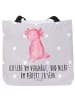 Mr. & Mrs. Panda Schultasche Axolotl Niedlich mit Spruch in Grau Pastell