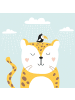 A.S. Création Leinwandbild Canvas Stay Wild Child Blau