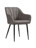SONGMICS Esszimmerstuhl Tyra in dunkelgrau - (B)62.5 x (H)85 x (T)60 cm
