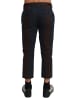 Dolce & Gabbana Braun Streifen Cropped Hose Hose