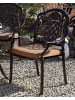 Beliani 8er-Set Gartenstuhl SALENTO in Braun/Beige