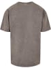 Merchcode T-Shirt "ACDC Logo Acid Washed Oversize Tee" in Grau