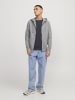 Jack & Jones Kapuzenjacke in Light Grey Melange
