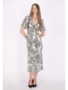 DreiMaster Damen Kleid in Weiss Schwarz