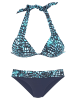 Bruno Banani Triangel-Bikini in marine-bedruckt