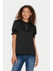 SAINT TROPEZ Langarm - Hemd NunniSZ Gerade Passform in Black